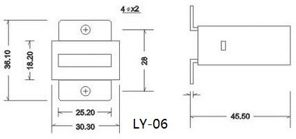 Electromagnetic counter LY 06 2